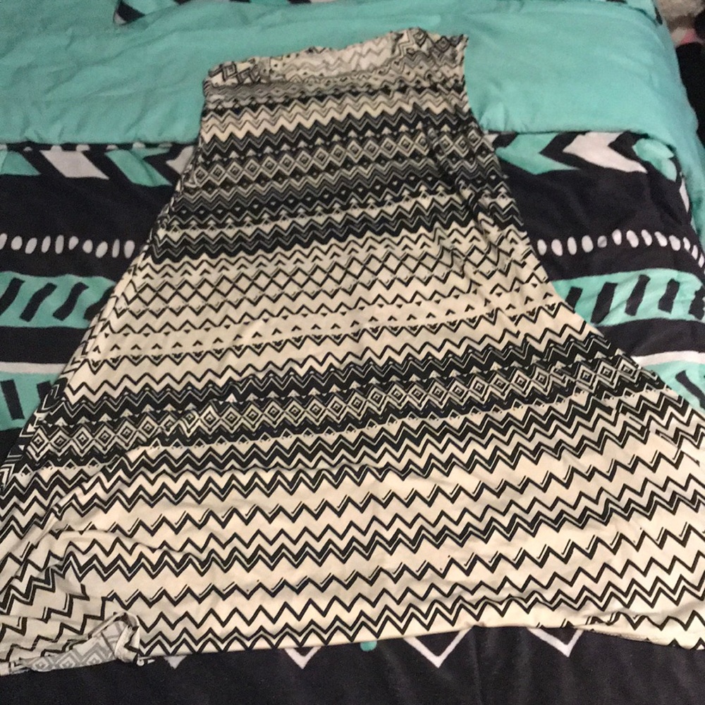 Striped short dress